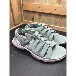 Ryka Womens 9.5W Aqua Strappy Sandals Wide